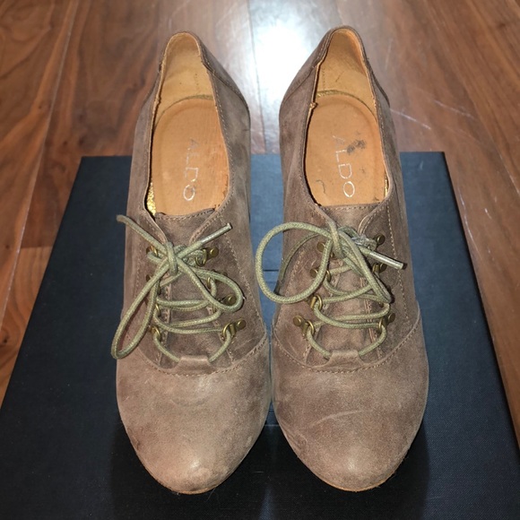 ALDO lace up heels